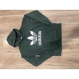 Adidas Original Men's Green Hoodie, Medium
